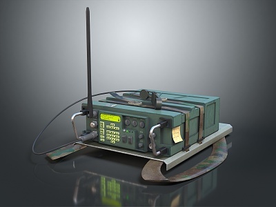 現(xiàn)代通信設(shè)備 發(fā)報機(jī)與電報機(jī)3D模型的技術(shù)與應(yīng)用